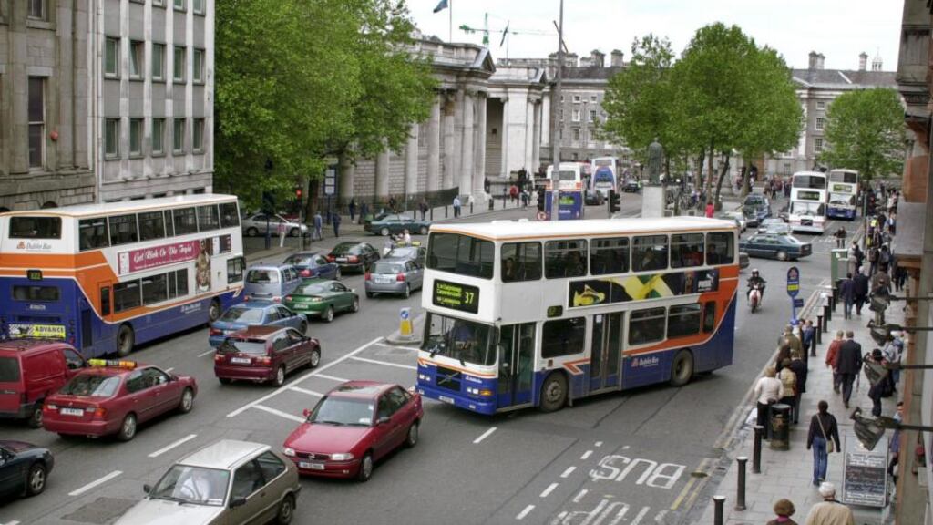 All societies will benefit from improved walking and cycling access, and more efficient public transport – in conjunction with inevitable car use. Photograph: Matt Kavanagh