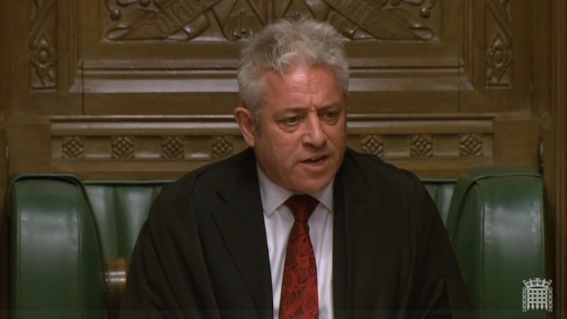 Speaker John Bercow could form a list of viable options following suggestions from MPs. Photograph: EPA/UK parliament