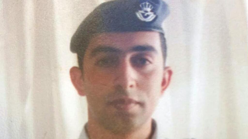 Lt Moaz al Kasasbeh, the Jordanian pilot who was captured by Islamic State when his F-16 aircraft crashed near Raqqa, Syriain, in December