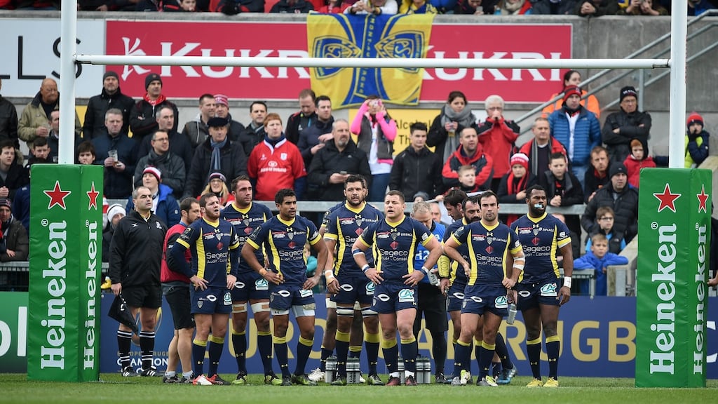 The Clermont Auvergne will be seeking revenge at the Stade Marcel Michelin. Photograph: Charles McQuillan/Getty Images