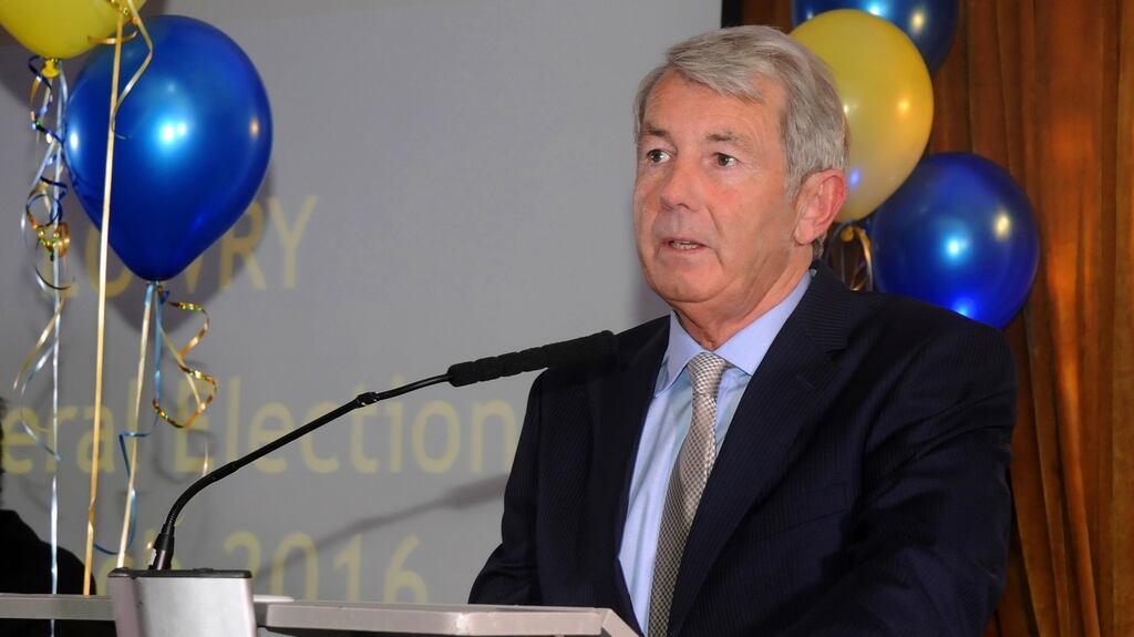 Michael Lowry at the launch of his election campaign  earlier this month.