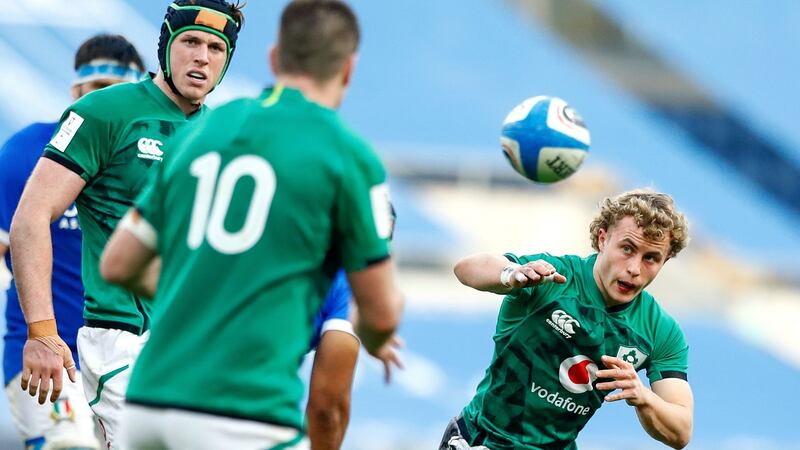 Craig Casey impressed on his international debut in Rome. Photograph: Matteo Ciambelli/Inpho