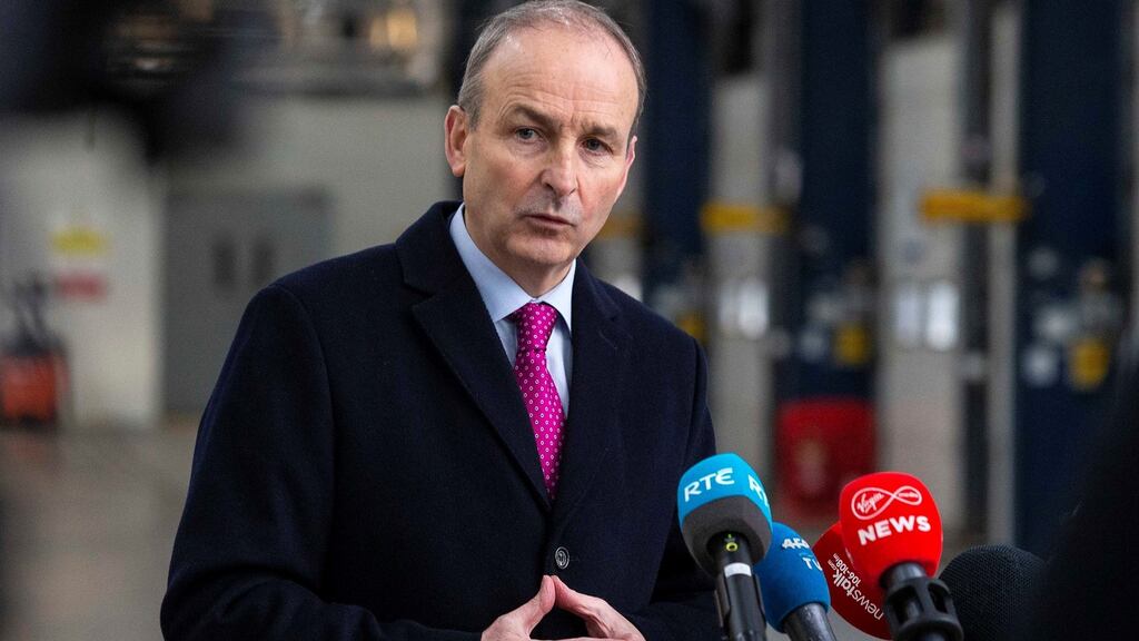 Micheál Martin set out various ways in which Ireland hopes to build a presence in the Asia-Pacific region. Photograph: Julien Behal Photography/PA Wire