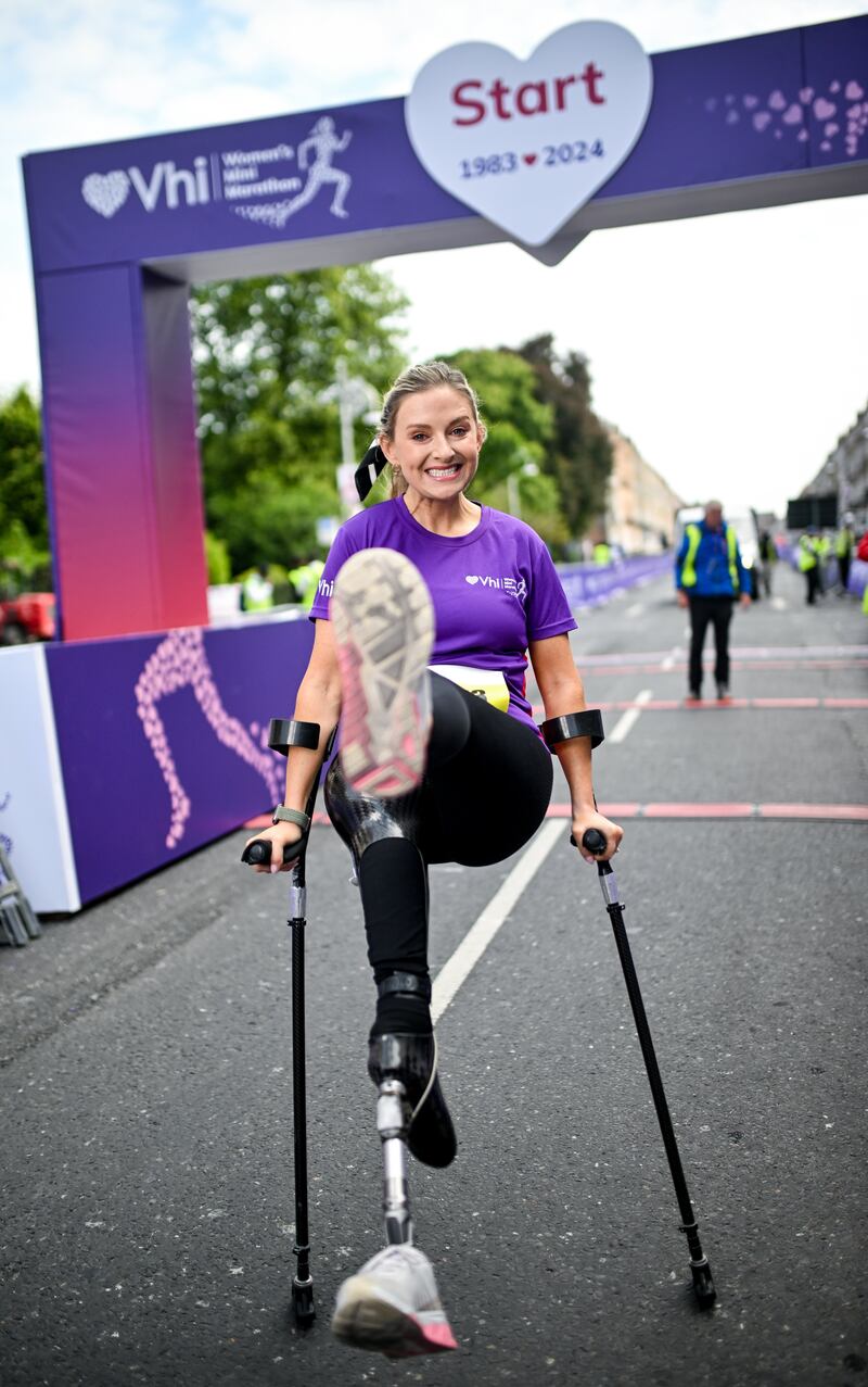 Nikki Bradley completed the Women's Mini Marathon in June. Photograph: David Fitzgerald/Sportsfile