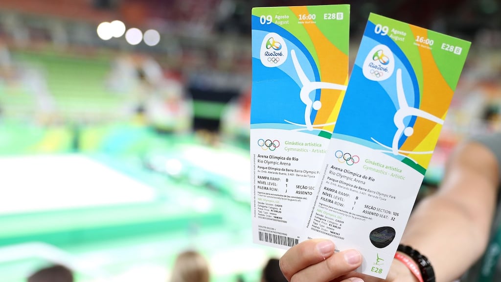 Tickets for the Rio Olympics. An inquiry was established after the controversy over the distribution of tickets from Ireland