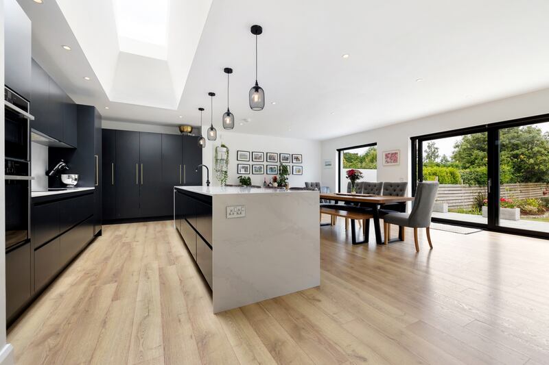 Kitchen and dining area. Photographs: Andrew Nolan