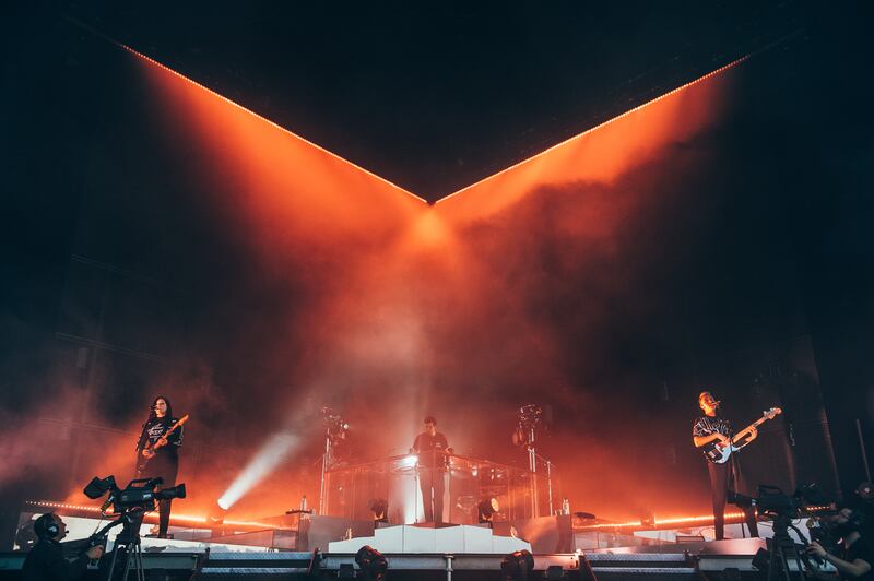 Romy: The xx in 2018. Photograph: Joseph Okpako/WireImage via Getty
