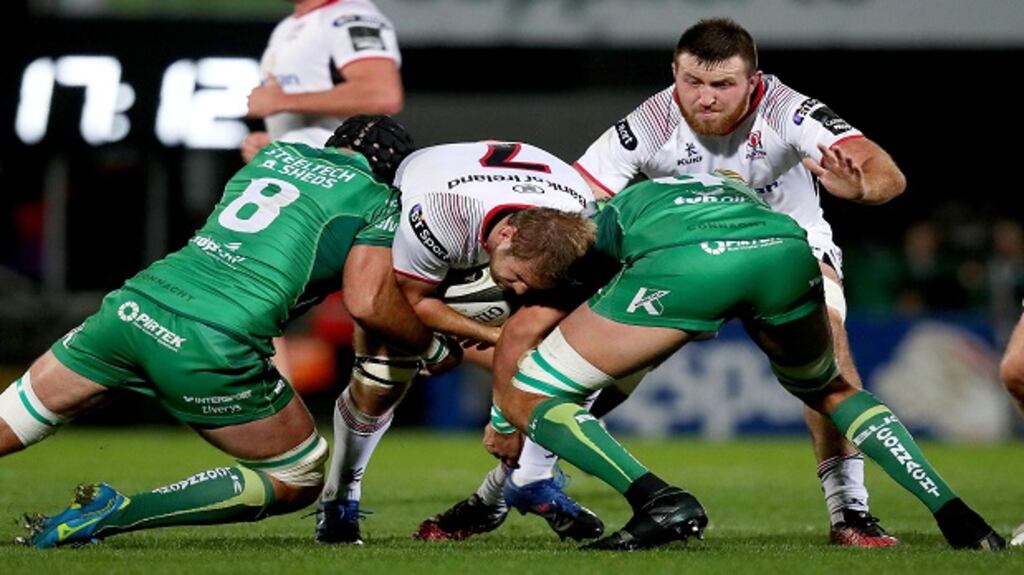 Chris Henry in action for Ulster against Connacht in the 2017 Pro14. Photograph: Inpho