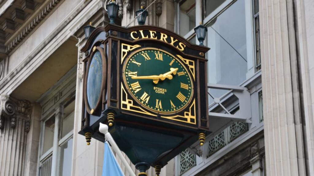 Clerys clock on Dublin’s O’Connell Street. Photograph: Alan Betson / THE IRISH TIMES