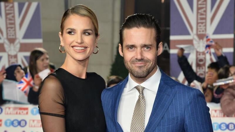 Vogue Williams and Spencer Matthews at the Pride Of Britain Awards 2019 at The Grosvenor House Hotel in London on Monday. Photograph: Jeff Spicer/Getty