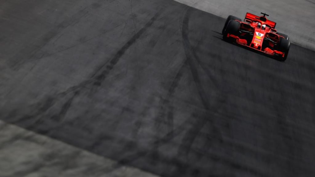 Sebastian Vettel of Germany driving the Scuderia Ferrari SF71H during the Canadian Formula One Grand Prix at Circuit Gilles Villeneuve in Montreal, Canada. Photograph: Dan Istitene/ Getty Images