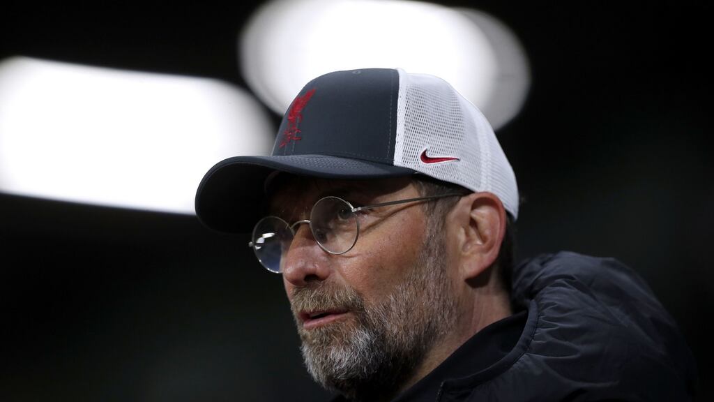 Liverpool manager Jurgen Klopp supported Manchester United fans’ right to protest at Old Trafford last weekend but felt the actions of some crossed the line. Photograph: Lee Smith/PA