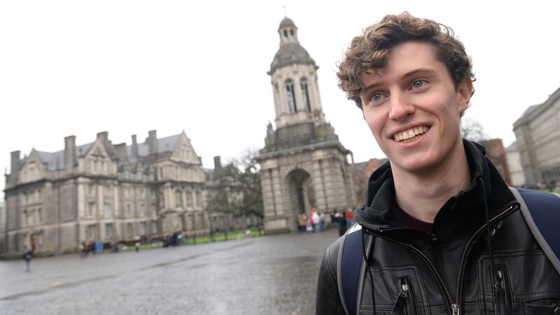 Sean Fenton: ‘I don’t allow myself to feel sorry for myself. I kind of force my mind to overlook that. When they say ‘Seán you have epilepsy you might not be able go to college,’ I say ‘shove it up your arse’.’ Photograph: Dara Mac Donaill/The Irish Times
