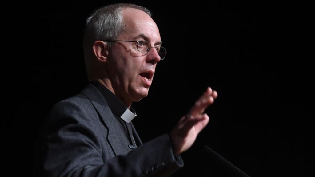 The Archbishop of Canterbury the Most Reverend Justin Welby: Has written to the other leaders of the Anglican Communion inviting them to a special gathering to discuss its future. Photograph: Joe Giddens/PA Wire