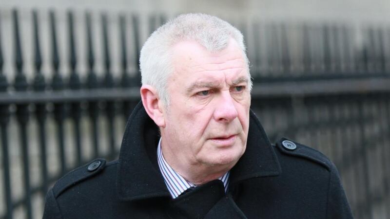 Jim Fitzgerald pictured arriving at the Four Courts to give evidence  in the High Court action for damages by Ian Bailey. Photograph: Courts Collins