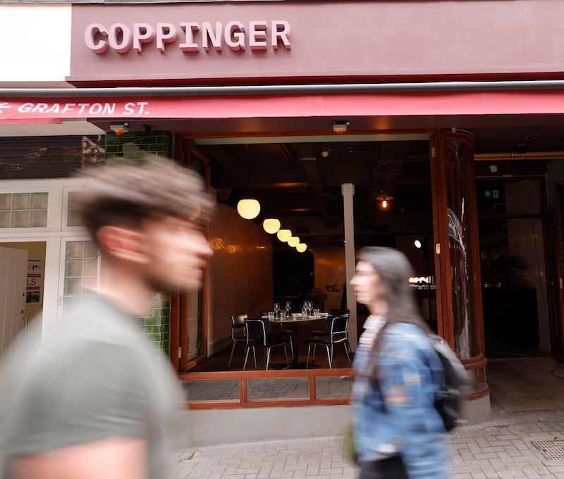 'Fashions in food and restaurant interiors move on, and Coppinger has to reflect this'