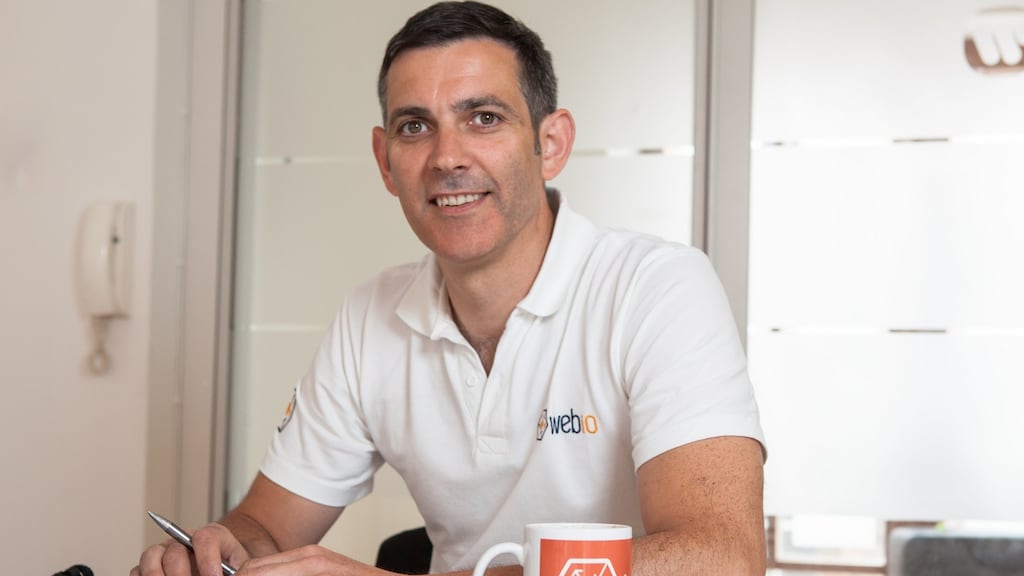 Webio chief executive Cormac O’Neill: “we can never let up because things change so fast”