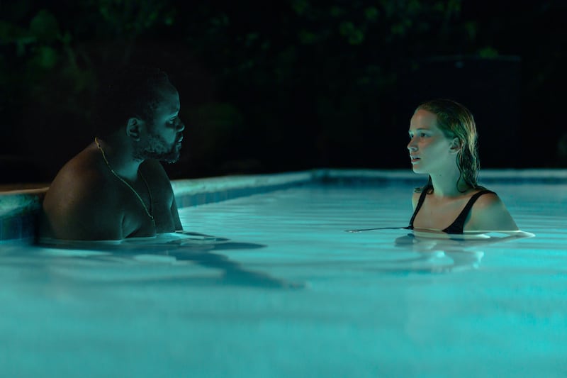 Causeway: Jennifer Lawrence with Brian Tyree Henry