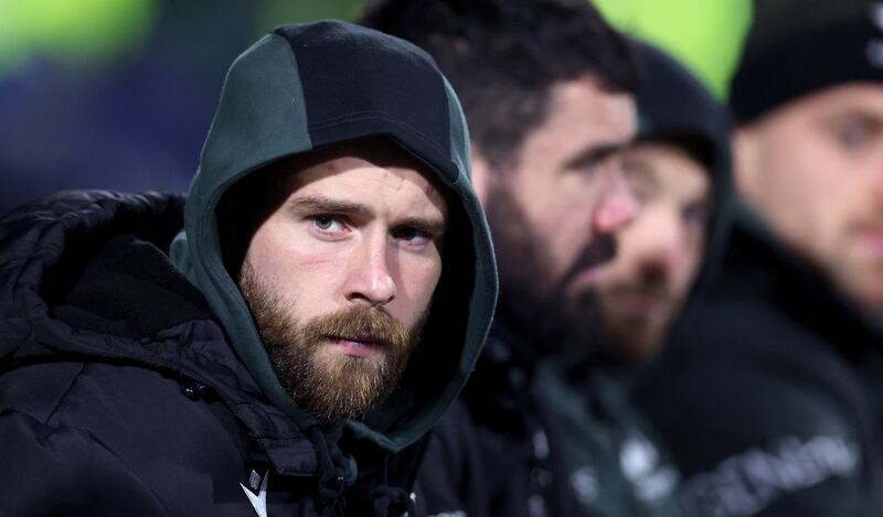 Mack Hansen went off early for Connacht. Photograph: James Crombie/Inpho