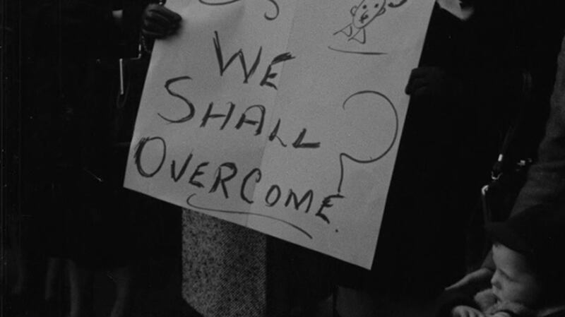 Tenants protest from Ulster Television archives, 1959-1969