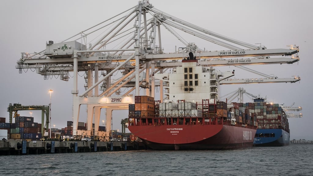 US tariffs on Chinese goods took effect on Friday. Photograph: David Paul Morris/Bloomberg