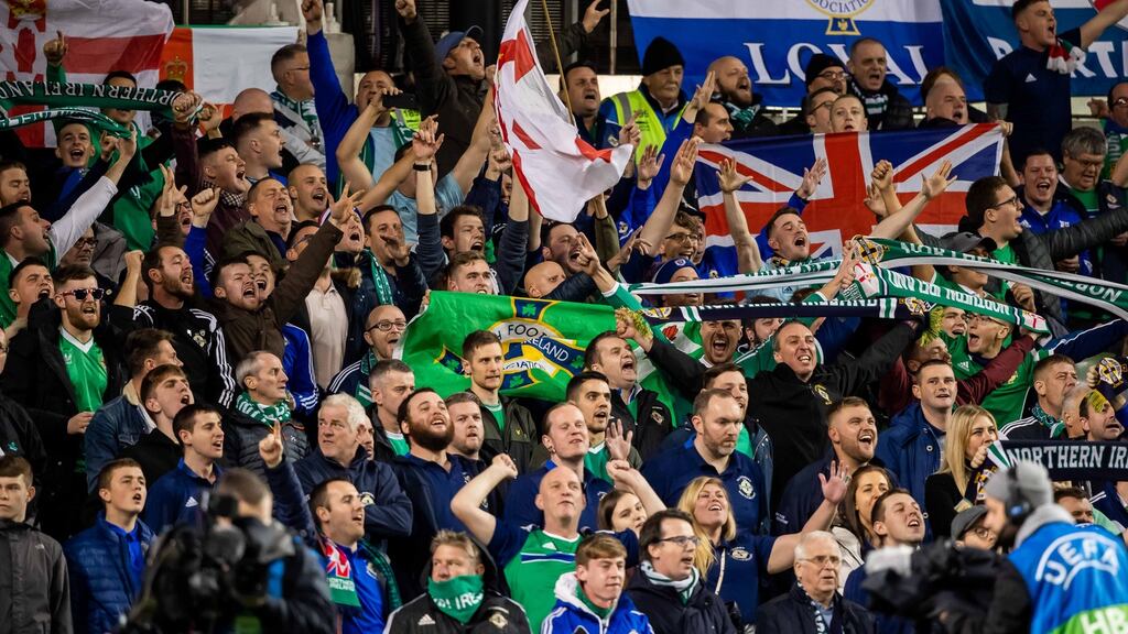 Northern Ireland fans. Photograph: Morgan Treacy/Inpho