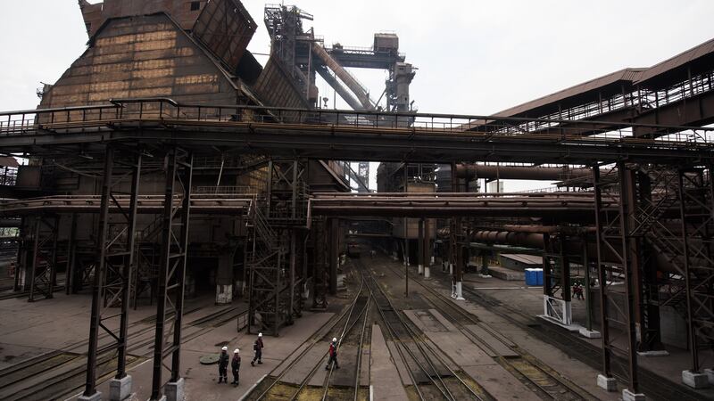 The Azovstal steelworks in Mariupol pictured on June 1st, 2017. Photograph: Maxym Marusenko/NurPhoto via Getty Images