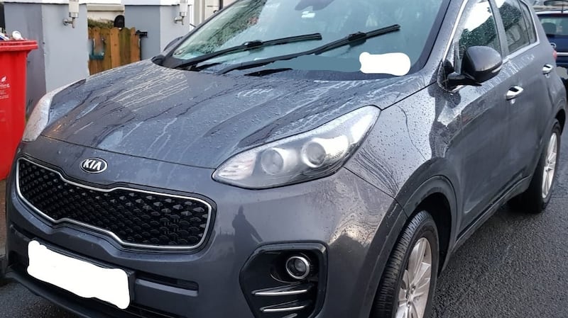 A Kia Sportage which was seized during the raids on Thursday. Photograph: An Garda