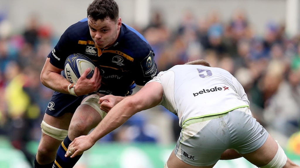 James Ryan: “I was at every Leinster final,” he says. “I was in the Millennium, Murrayfield and Twickenham. They were all class games.” Photograph: Tommy Dickson/Inpho