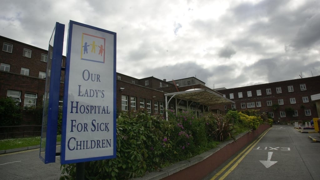 The child was pronounced dead at the scene and his body was removed to Our Lady’s Children’s Hospital in Crumlin. File photograph: Bryan O’Brien