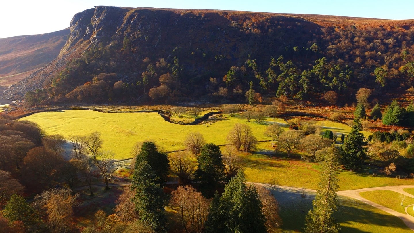 The 18th-century Luggala estate is on 5,000 acres on the shores of Lough Dan and Lough Tay. Photograph: Bryan O’Brien