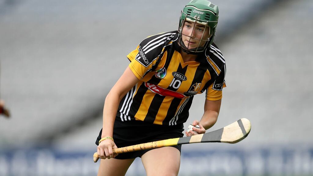 Kilkenny’s Denise Gaule: outstanding in her county’s National League and All-Ireland title victories. Photograph: Ryan Byrne/Inpho
