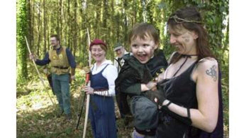 Emily Roche, and Aoife Mills with her mother Sue Moles
