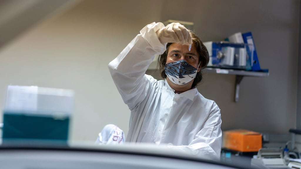 Prof Tulio de Oliveira, who announced the news of the Omicron variant last week, is urging the international community not to ‘discriminate or isolate’ South Africa. Photograph: Joao Silva/ The New York Times