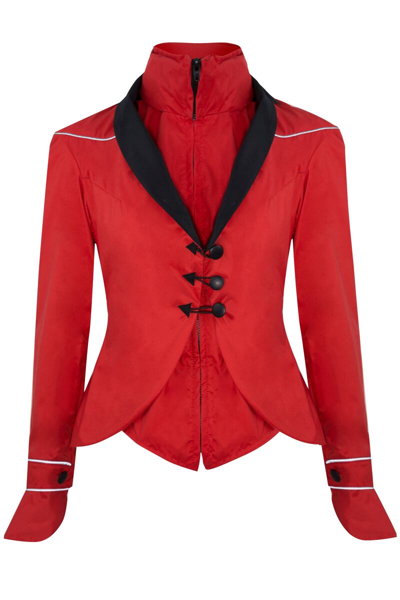 Bronte red rain jacket, €175-€195 Georgia in Dublin and at georgiaindublin.com