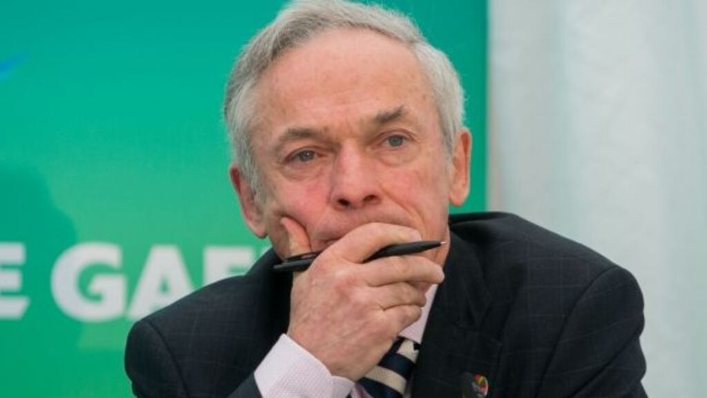 Minister for Communications Richard Bruton declined to comment on the estimate given last week by Minister for Agriculture Michael Creed, who said the bidder was investing almost €200 million of equity in the plan. File photograph: Gareth Chaney/Collins