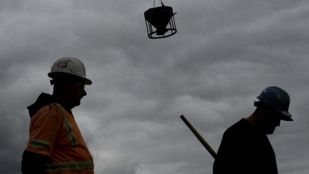 The employment figure for construction in 2016 was up 15,092 on the 2011 figure, according to the latest census analysis. Photograph: Brent Lewin/Bloomberg