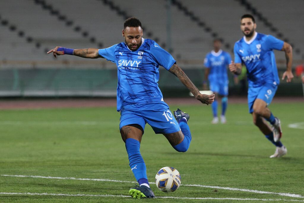 Neymar has left Saudi Pro League side Al-Hilal by mutual consent. Photograph: Atta Kenare/AFP via Getty Images