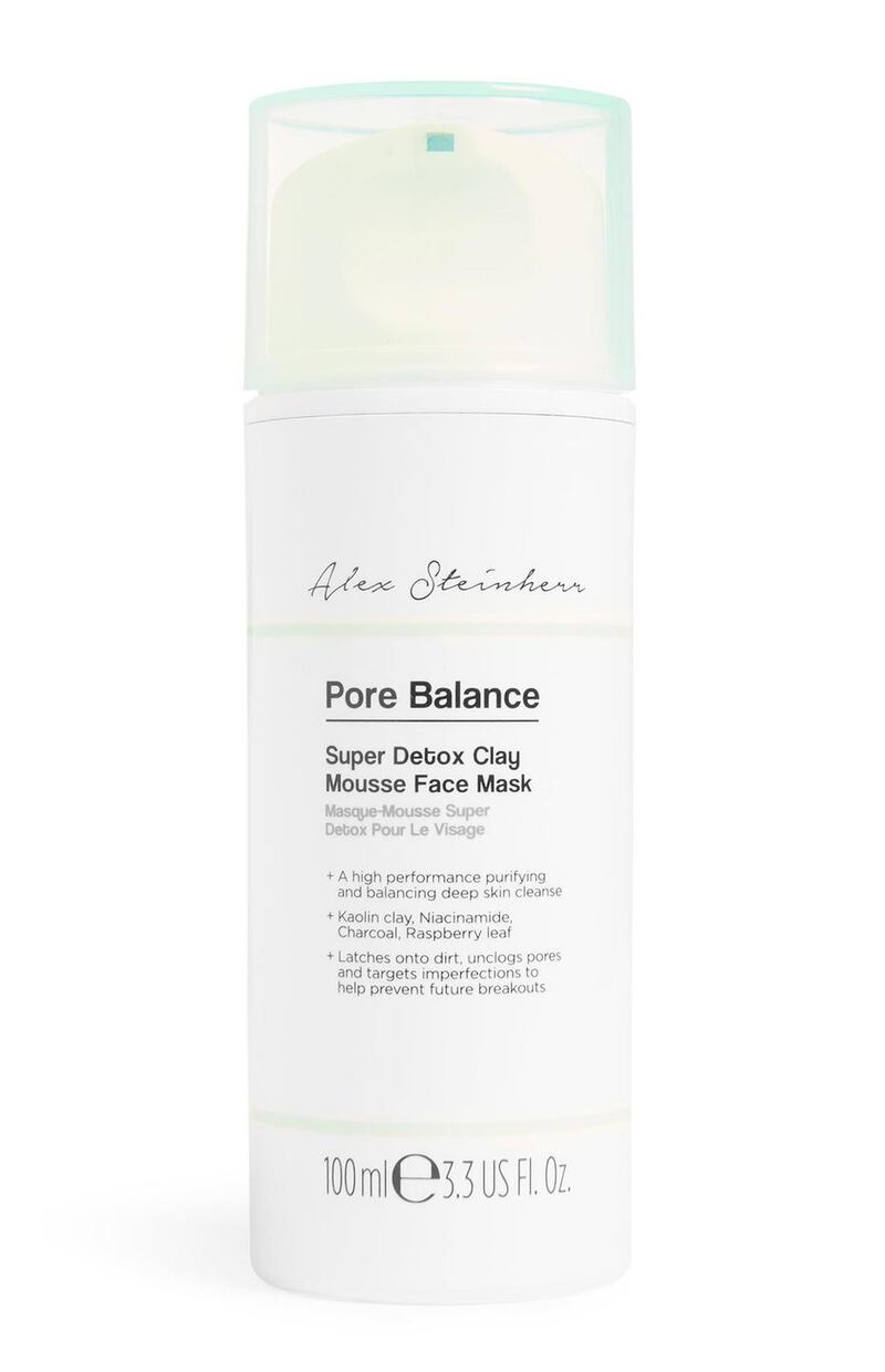 Pore Balance Super Detox Clay Mousse Mask.