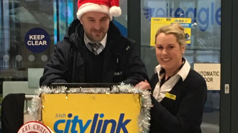 Oisín Quinn and Ger Dowling: “When we are trying to identify things left on board we see all sorts in bags and wallets. We say nothing and pass it on,” says Dowling