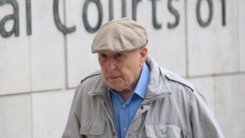 Michael Shine (86) of Ballsbridge, Dublin has pleaded not guilty at Dublin Circuit Criminal Court to 13 charges of indecent assault allegedly committed during medical examinations. Photograph: Collins Courts