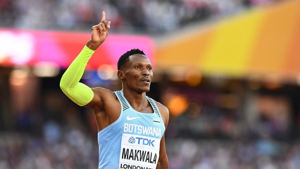 Botswana’s Isaac Makwala was excluded from Tuesday’s 400m final on medical grounds. Photograph: Jewel Samad/AFP