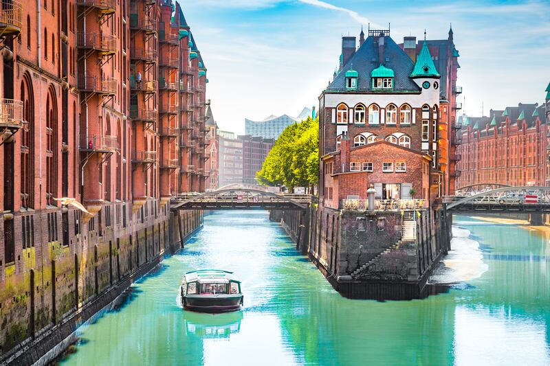 Hamburg Speicherstadt warehouse district in Hamburg, Germany. Photograph: iStock