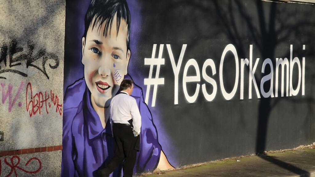 Orkambi graffiti in Dublin: the Government was never going to risk the political protests that would ensue if Orkambi were rejected. Photograph: Nick Bradshaw