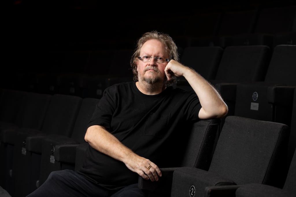 Burnt Out: Playwright Gary Mitchell at the Lyric Theatre in Belfast. Photograph: Liam McBurney