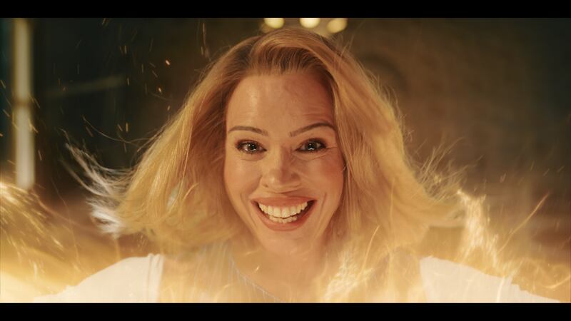 Billie Piper in the final episode of Doctor Who. Photograph: James Pardon/Bad Wolf/BBC Studios