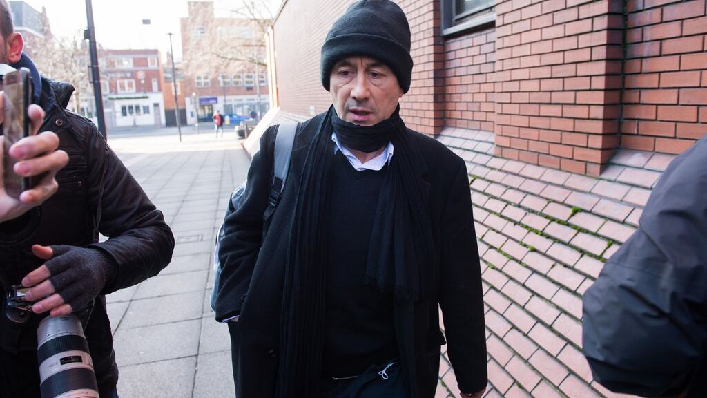 Kieran Creaven arriving at Leeds Crown Court on Friday. Photograph: Peter Powell/PA Wire