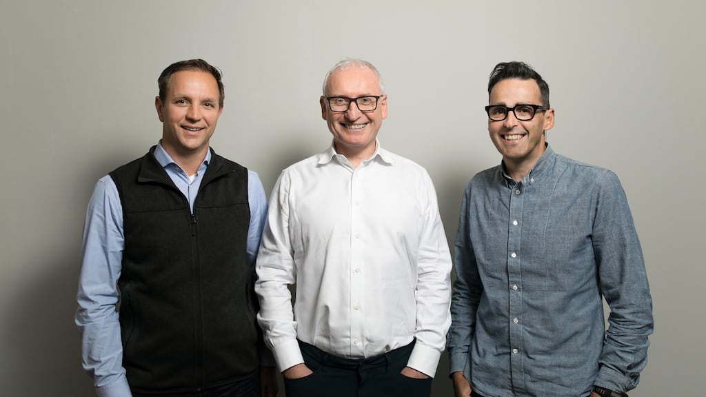 Utmost cofounders Dan Beck, Annrai O’Toole and Paddy Benson