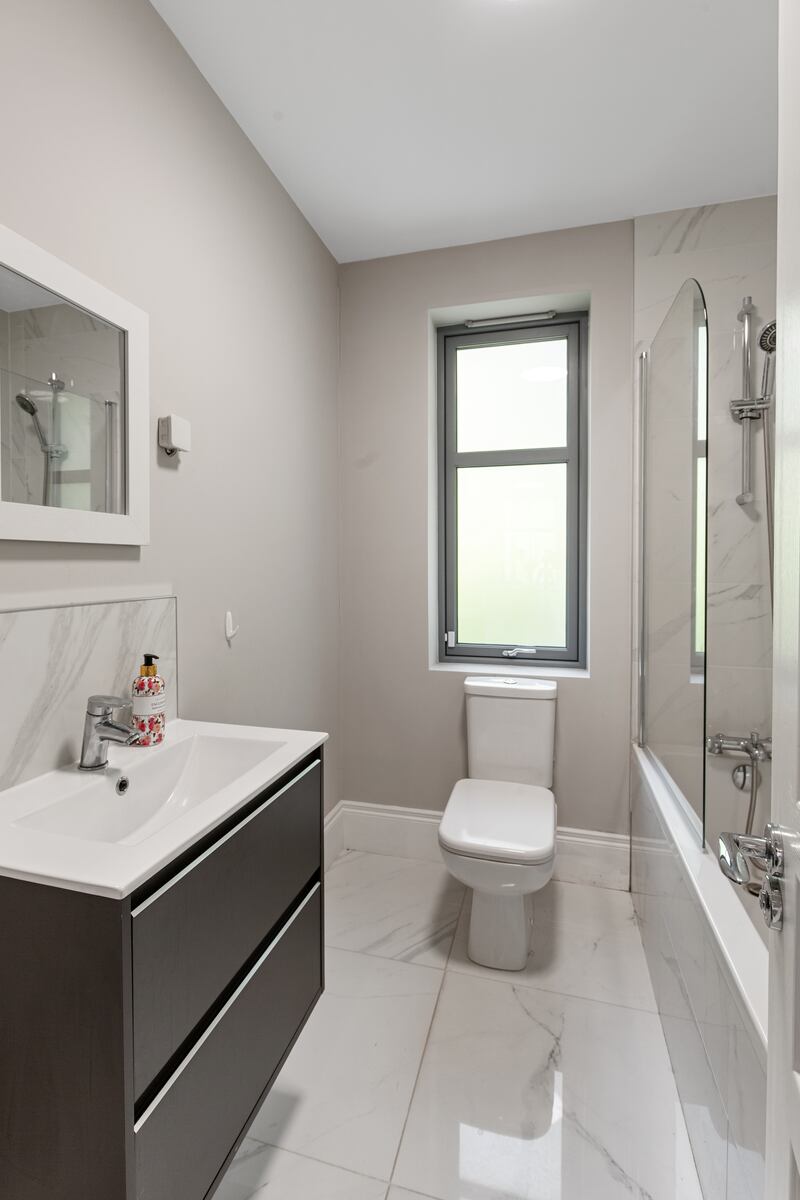 First-floor bathroom