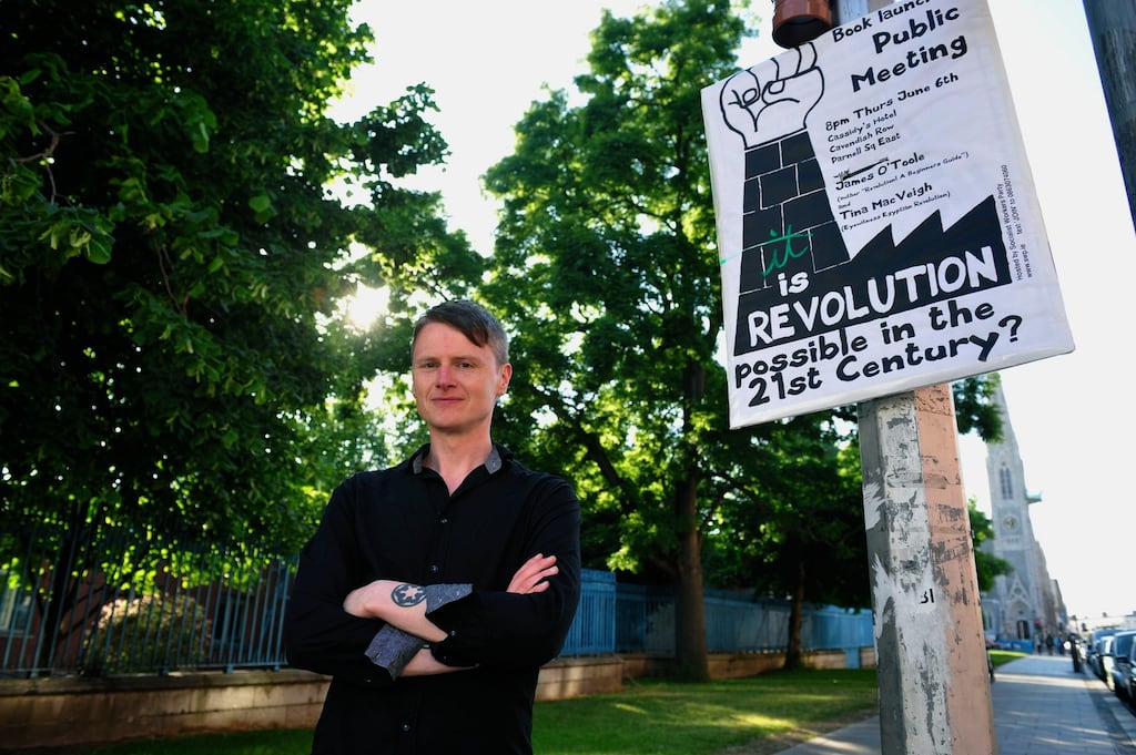 James O’Toole, author of 
Revolution, A Beginner’s Guide
. ‘No working class person would use the word ‘proletariat’. So I really wanted to make these words accessible to people from my own background.’   Photograph: Aidan Crawley